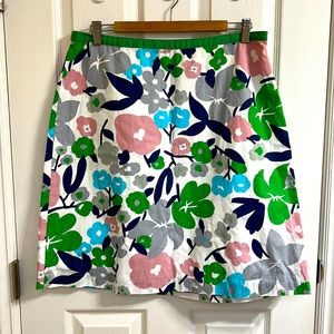 Boden size 12 flower print skirt